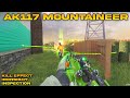 GAMEPLAY LEGENDARY AK117 MOUNTAINEER KILL EFFECT INSPECTION IRONSIGHT CODM S7 LEAKS 2024 COD MOBILE