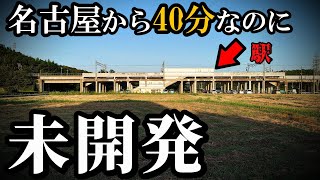 【作戦失敗】名古屋から電車で約40分なのに駅前が未開発。