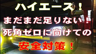 【犬とお出かけ】【ハイエースで車中泊】ハイエースの死角をなくせ！　#shorts