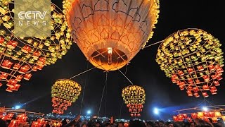 Myanmar celebrates yearly balloon carnival