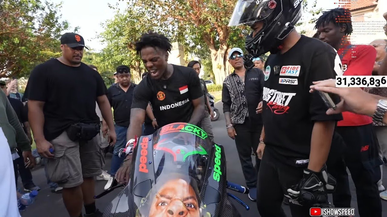 Ishowspeed Gets Gifted A Custom Motorcycle 亟 Youtube