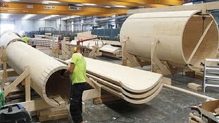 Incredible Modern Automatic Wood Processor Production Factory. Amazing Modern Woodworking Machines