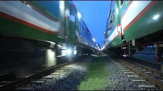 Lighting show of Two Brand New Train Banalata Express \u0026 Panchagarh Express || Bangladesh Railway