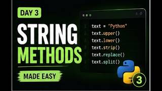 Python String Methods Explained for QA Automation Beginners