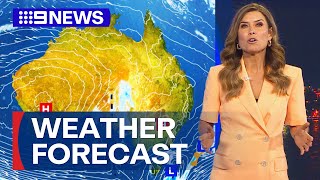 Australia Weather Update: Cool temperatures expected for most of the country | 9 News Australia