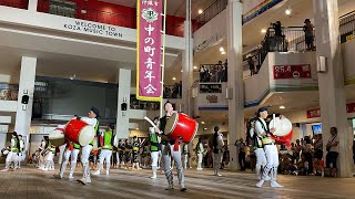 20240816 旧盆道ジュネ 【中の町青年会】ウンケー ミュージックタウン演舞