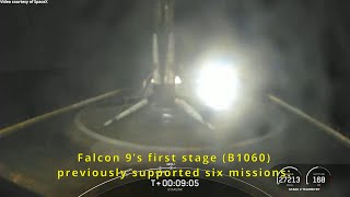 SpaceX Starlink 25 launch & Falcon 9 first stage landing, 29 April 2021