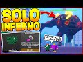 Easily Beat INFERNO BOSS As a SOLO NOOB In Anime Fighting Simulator! Roblox