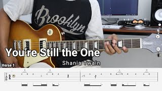 You're Still The One - Shania Twain - Guitar Instrumental Cover + Tab