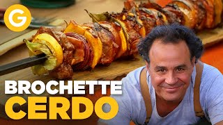 ¡Brochette de cerdo: fácil de hacer y muy delicioso! | Maestros Del Asado | El Gourmet