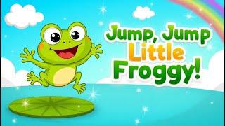 🐸 Jump, Jump Little Froggy! | Fun Baby Song \u0026 Nursery Rhyme 🎶🌈