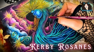 Stardreamer in Kerby Rosanes' Imagimorphia | Adult Watercolour Colouring