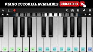 RAJA RANI BGM TUTORIAL 🤍.....! piano tutorial 🎹 , walkband app....