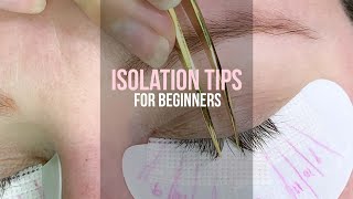 How to Isolate Natural Lashes: Tips for Beginners