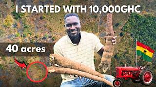 How This Young Man with a Degree In Accounting left the Bank to Become a Cassava Farmer in Ghana