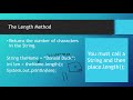 AP CSA:  String Methods