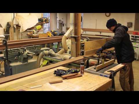 Custom milling of African mahogany Custom milling of African mahogany