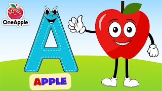 A for Apple B for Ball | ABC Phonics Song 🎶 for kids | Learn ABC with Fun Words | Nursery Rhymes