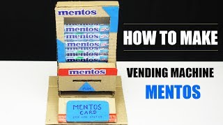 How to Make Vending Machine Mentos Form Cardboard