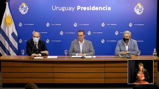 Conferencia de prensa de autoridades del Gobierno