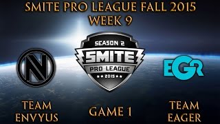 SPL Fall Week 9 - Team EnVyUs vs. Team Eager (Game 1)