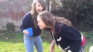 Hilarious prank gets girl wet and soaked