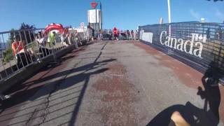 Toronto Triathlon Festival 2016 - Coming into T2