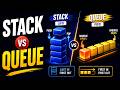 Stacks & Queues Explained Visually | LIFO, FIFO, Deques & How They Really Work (Java + Python)