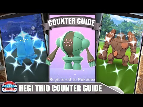 *REGI TRIO* COUNTER GUIDE! REGIROCK, REGICE & REGISTEEL – 100 IVs & WEAKNESSES Pokémon Go