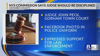 NYS Commission says Ontario County judge should be disciplined after Facebook post