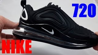 Кроссовки Мужские Nike Air Max 720 Чёрные Найк