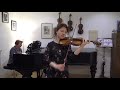 Leclair - Tambourin (sonata) live Caroline Adomeit, violin