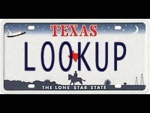 Texas License Plate Lookup Texas License Plate Lookup