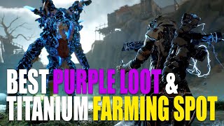 Outriders - The best purple loot \u0026 titanium farming spot right now! | 2021