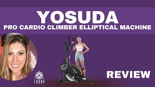 YOSUDA Pro Cardio Climber Stepping Elliptical Machine, 3 in 1 Elliptical, Total Body Fitness REVIEW