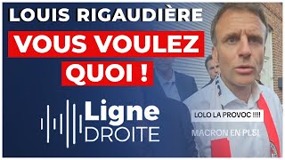Incident : un homme met Macron dans l'embarras pendant une visite - Louis Rigaudière