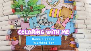 Relax and Color for 25 Minutes | Bobbie Goods Working Day with Piano Calm