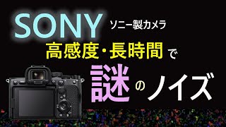 ソニー製カメラ　謎のノイズ？　高感度長時間撮影での問題点。