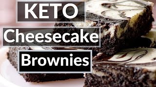 Keto Cheesecake Brownies  - (Fitness Everyday 360!)