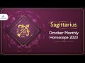 Sagittarius October 2023 Monthly Horoscope Predictions | October 2023 Horoscope