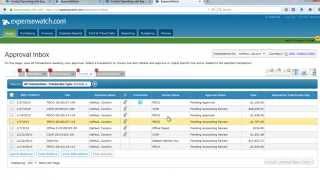 Approve Payable Invoices with ExpenseWatch