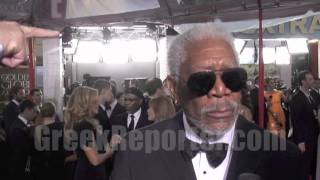 Interview with Morgan Freeman at the 69th Golden Globe Awards