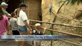 Visitors enjoy Family Fun Day at Henry Vilas Zoo