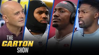 Patriots will be an easy win for Bills, Micah Parsons jealous of the 49ers? | NFL | THE CARTON SHOW