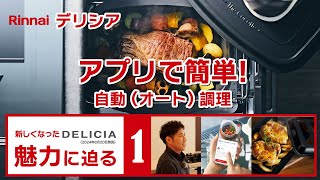 【アプリで簡単！自動(オート)調理】リンナイ　DELICIA