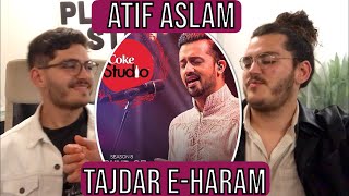 Twin Musicians REACT - Atif Aslam - Tajdar e-Haram - Coke Studio Season 8