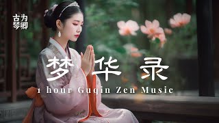 古琴《梦华录 明妃曲》1 Hour Guqin Zen Music - Song of Princess Ming, Birds Singing Meditation, Study Music