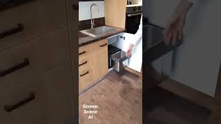 Modular Kitchen Desgine || Kitchen cabinets #reels #shorts #screensceneai