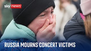Russia mourns victims of deadly concert hall attack