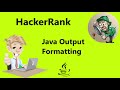 #5 Java Output Formatting Hackerrank Solution - java | Hackerrank Java